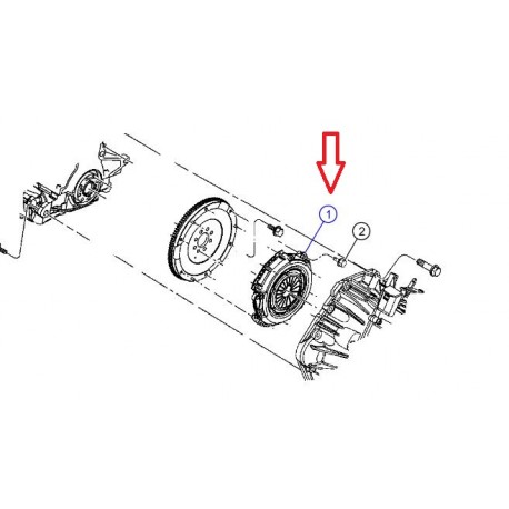 Mopar kit embrayage sans butee (5106018AD)