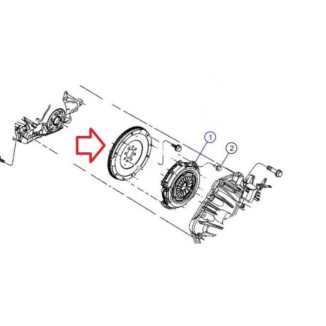 Mopar volant moteur (05106019AA)