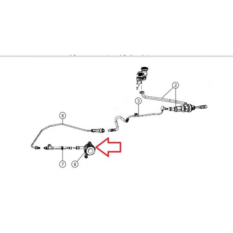 Mopar butee hydraulique embrayage (05273431AB)