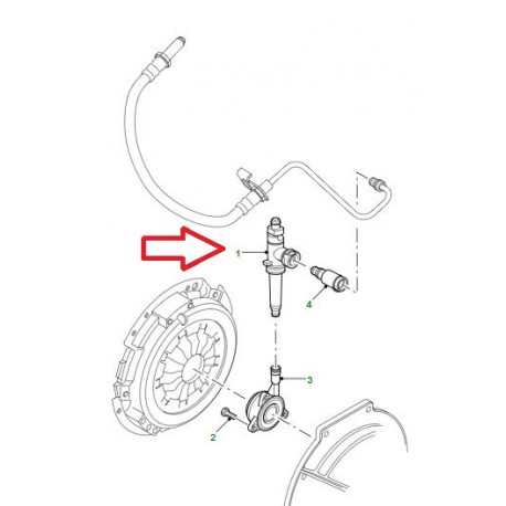 Land rover raccord Defender 90, 110, 130 (LR068981)