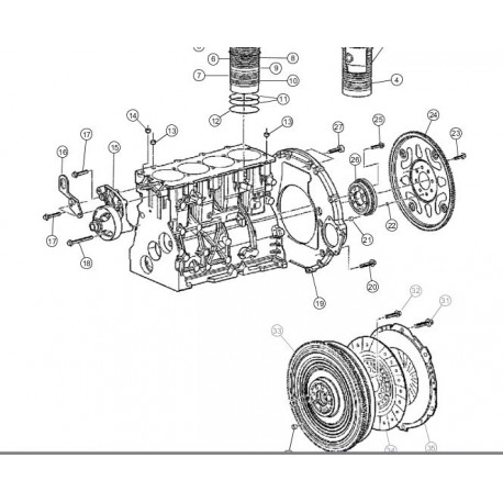 Mopar moteur bloc short long Cherokee KJ (RX170766AA)