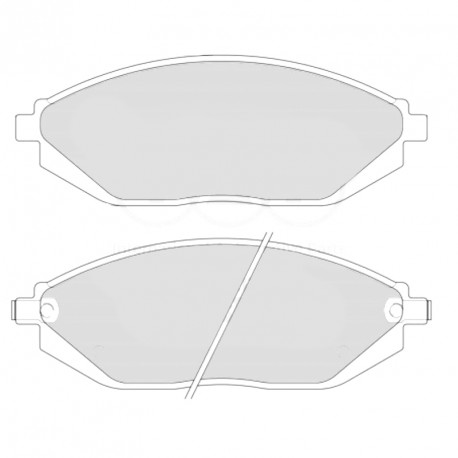 Allmakes 4x4 plaquettes avant Spark (70420063X)