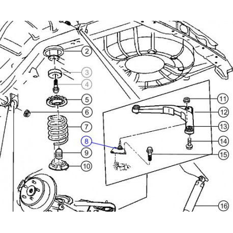 Mopar joint a rotule Grand Cherokee WG,  WJ (52088808AB)