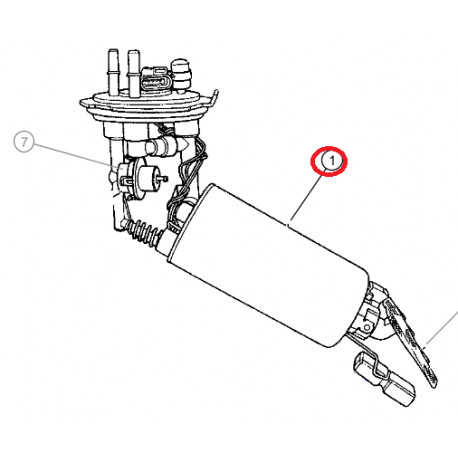 Mopar pompe d'alimentation PT Cruiser échange standard (RL017204AE)