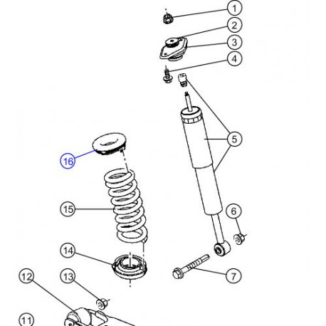 Mopar isolant 300c (04895372AB)