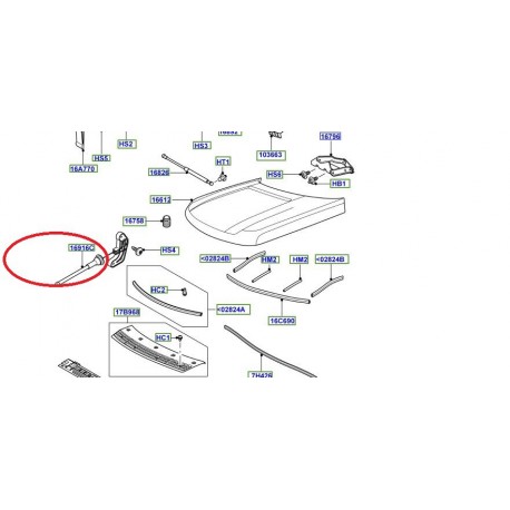 Allmakes 4x4 cable de commande (FPF500050)