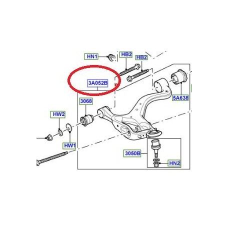 Allmakes 4x4 bras de suspension avant Range Sport (LR029305)