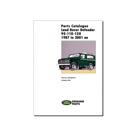 Land rover catalogue anglais piece detachee d Defender 90, 110, 130 (STC9021)