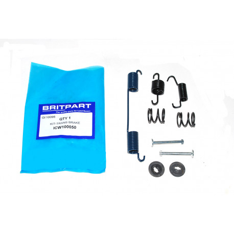 Britpart kit ressorts frein a main Defender 90, 110, 130,  Discovery 2, Range P38 (ICW100050)