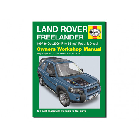 Haynes MANUEL EN ANGLAIS POUR FREELANDER 97- OCT 06 (R TO 56 REG) DIESEL ET ESSENCE (07MSZ)