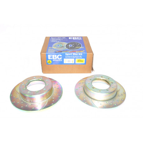 Ebc paire de disques de frein de performance ebc - arrière (LR017953)