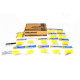 Britpart kit polyurethane jaune pour SERIE 1 2 et 3 sauf lwb (64612)