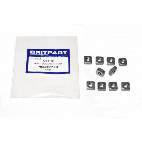 Oem nut square 1/4 unf (65450)