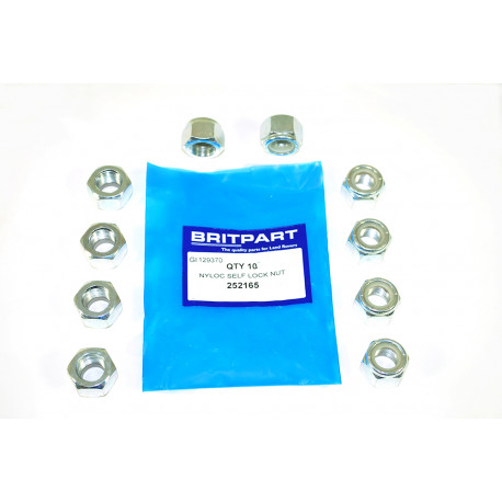 Britpart nyloc self lock nut (252165)