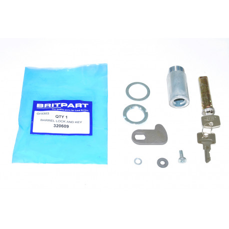 Britpart barrel lock and key (320609)