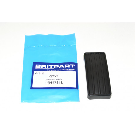 Britpart caoutchouc de pedale d accellerate Defender 90, 110, 130, Discovery 1, Range Classic (11H1781)