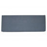coussin assise banquette laterale vynil gris aspect tissu 810 mm