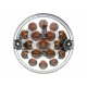 led indicator lamp clear lens Defender 90, 110, 130