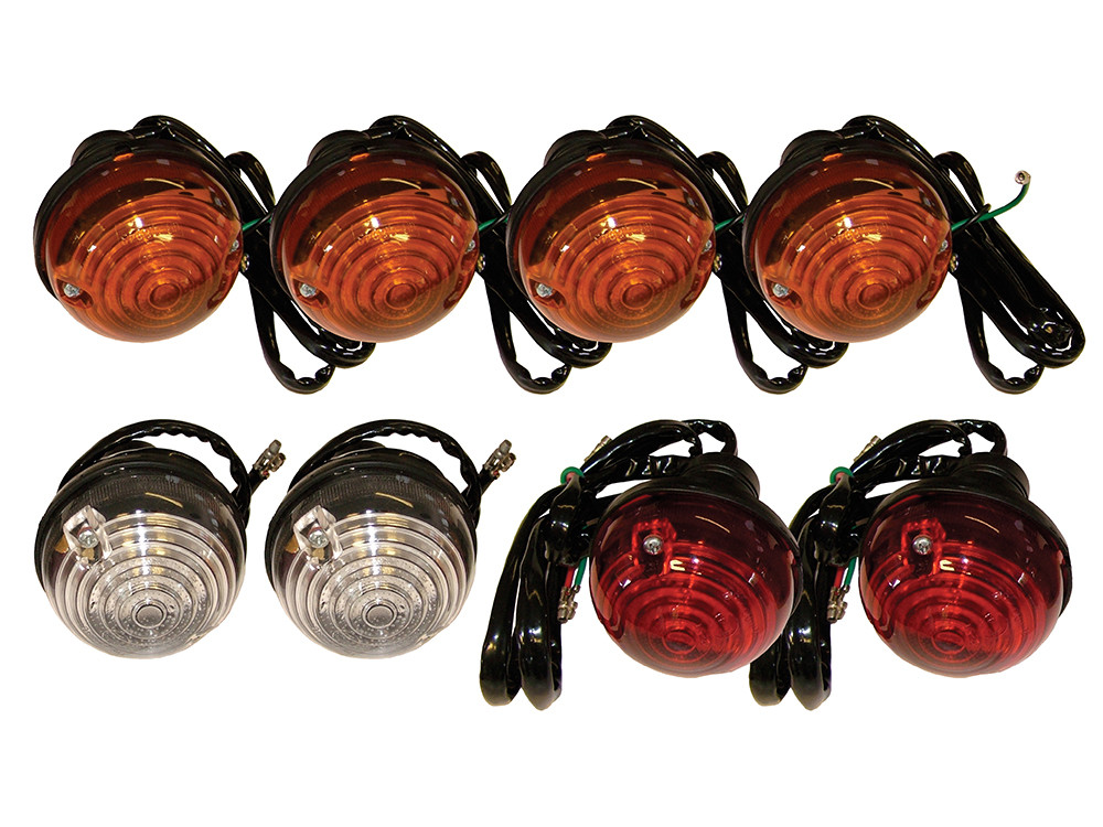 Set 2 Lentilles Clignotant Arrière Orange Compatible Land Rover Defender 90 110 Series 2 3 Mini 1986-1996 - CDU3374