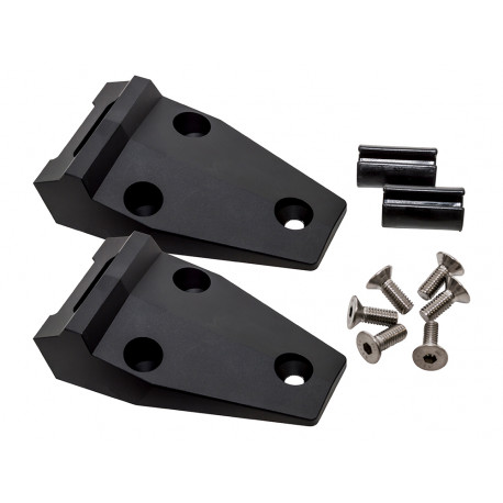 Britpart alu def bonnet hinge kit black (081QZ)