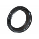 1 entourage de phare noir 7" avec kit de fixations optique