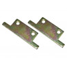 PAIRE DE PLAQUES DE FIXATION DE PARE-CHOCS