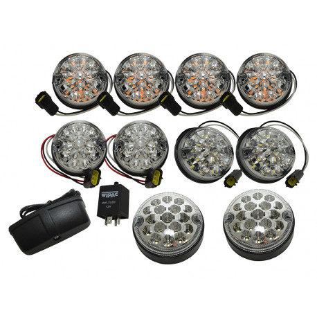 Wipac Kit feux led blanc  DEFENDER et SERIE 2 et 3 (0JM3O)