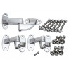 Kit Charnière INOX porte arrière de coffre
