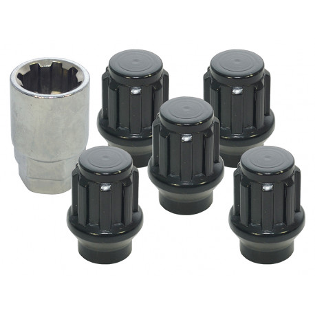 Mach5 locking wheel nut kit black only (04B9H)