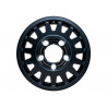 16x7 maxtrac blindoalloy black 5x