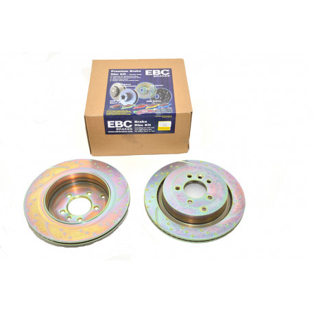 Ebc paire de disques de frein de performance ebc - arrière / ventilé Discovery 3, Range Sport (SDB000646)