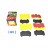 plaquettes de frein ebc yellow stuff - avant Range L322,  Sport