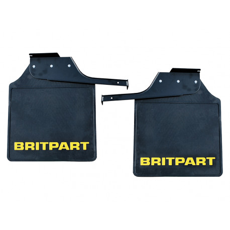 Britpart paire de bavettes arriere avec logo Defender 110, 130 (64168)