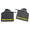 paire de bavettes arriere large avec logo pour  Defender 110, 130