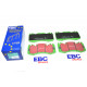 ebc green stuff plaquettes de frein - avant
