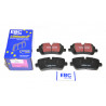 plaquettes de frein ebc ultimax - arriere