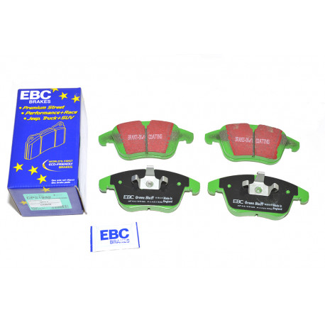 Ebc plaquettes de frein avant ebc green stuff (lr004936)