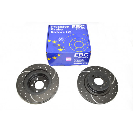 Ebc paire de disques de frein de performance ebc - avant, ventilé (SDB500182)