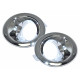 enjoliveur antibrouillard avant  chrome Freelander 2