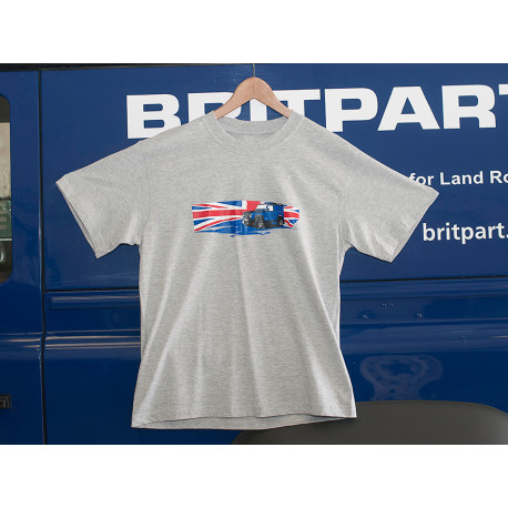 Britpart union flag t-shirt-xl Defender 90, 110, 130 (0J9KJ)