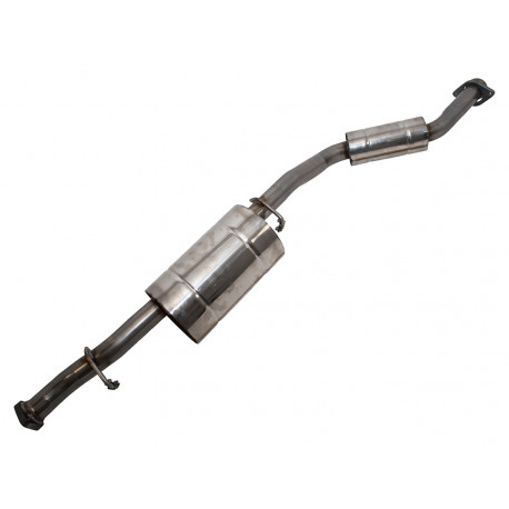 Double ss silencieux avant inox Defender 90 (ESR358)