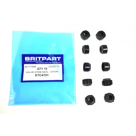 Britpart joint de queue de soupape d'échappement Defender 90, 110 (ETC4751)