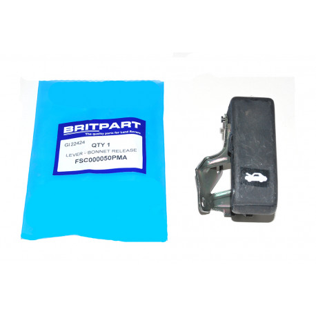 Britpart levier de verrouillage de capot Defender 90, 110, 130 (FSC000050PMA)