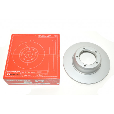 Britpart disque de frein xs - arrière Defender 90, 110, 130 (FTC3846)