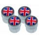 Oem union jack tyre valve cover Discovery 3, Evoque, Range L322, L405, Sport (LR027664)