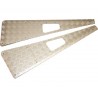 jeu de protection daile mammouth 3mm anodise argent Defender 90, 110, 130