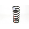 Ressort standard arriere droit couleur vert rouge Defender 110  sans compensateur de charge auto