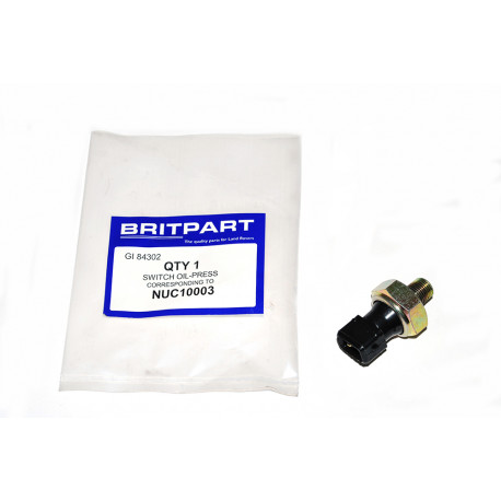 Britpart contact de pression d'huile Defender 90, 110, 130,  Discovery 2 et Freelander 1 (NUC10003)