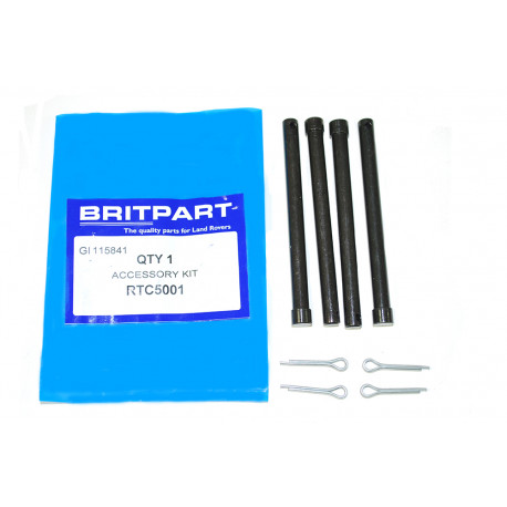 Britpart kit fixation plaquette disque plein Defender 90, 110, 130 et Discovery 1 (RTC5001)