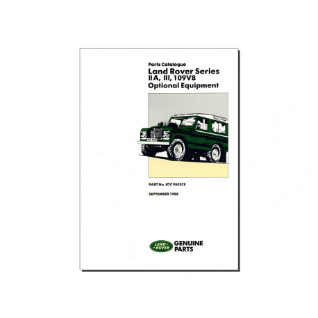 Land rover parts cat opt equipment (RTC9842)